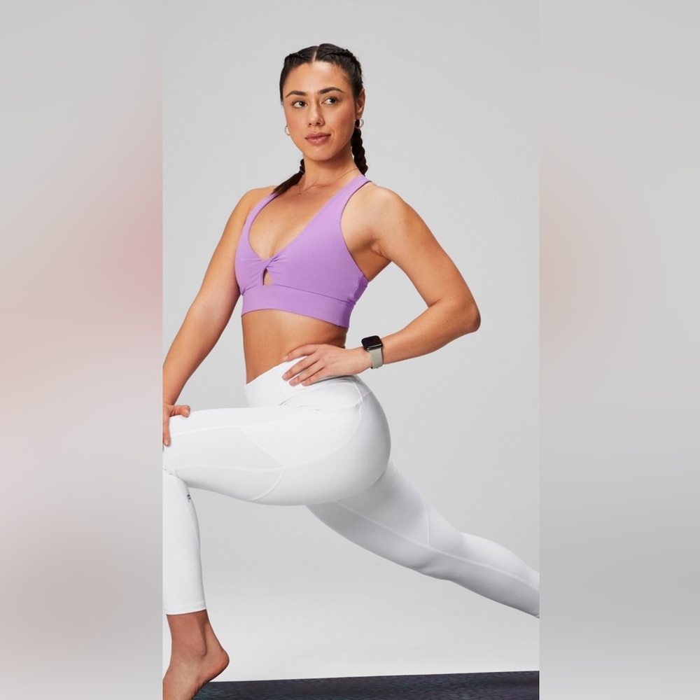 NWT Oasis PureLuxe High-Waisted 7/8 Legging in white